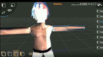 Android 3D, Minecraft creator notch character modeling with texture prisma3D part #3 | by OMEN JAVA