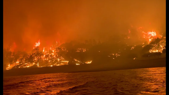 Spanish Flat residents ride out Hennesey Fire aboa...
