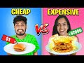 Cheap vs expensive food challenge jts challengers