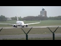 Crosswind landings and takeoffs at Budapest airport (LHBP) with ATC / Spotter video