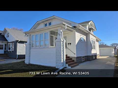 733 W Lawn Ave., Racine, WI home video tour