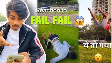 Reacting Crazy Fail flip/backflip fail 😱/ hyperhook aashish indore