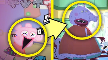References in Pibby VS Pibbified Peppa Pig x FNF | Come and Learn with Pibby