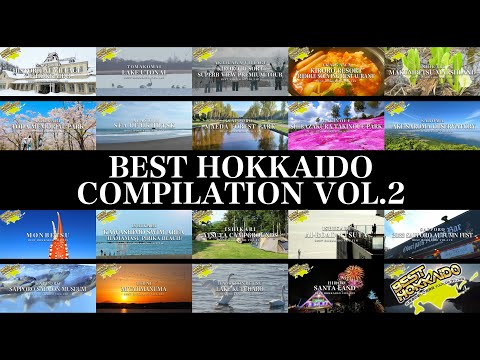 【絶景動画ループ】【4K高画質】北海道の絶景&ドローン映像｜総集編 計21スポット｜観賞・リラックス用／Superb view of Hokkaido【compilation vol.2】