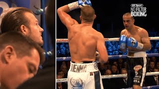 Corner Cam: What Ben Davison said to Billy Joe Saunders during and after his fight