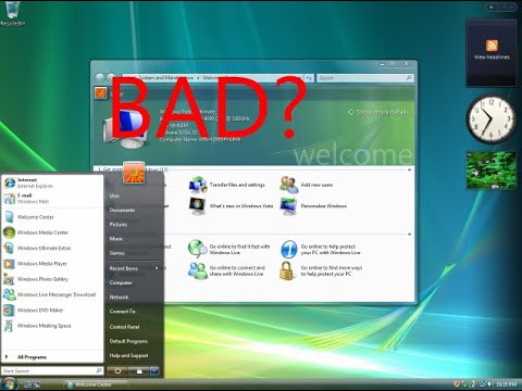 Why Windows Vista Was Bad?