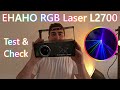 Unboxing und Test eines RGB Lasers | Ehaho Discolicht Partylicht L2700