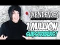 ONE MILLION SUBSCRIBERS!! + Giveaway!!