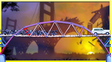 Building Massive Structures To Outrun The Zombie Apocalypse - Bridge Constructor: The Walking Dead