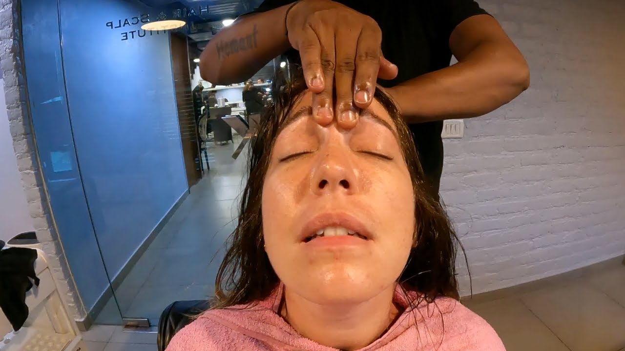 Él me masajeó hasta las cejas 😮 Masaje indio con aceite de coco 🥥 *90% silencio* 🤫 Relajante ASMR