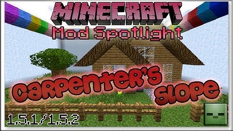Minecraft Mods: Carpenter