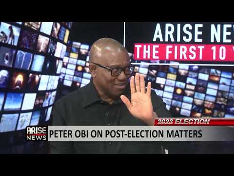 I'm Not Challenging The Outcome But The Process That Declared Tinubu President-Elect - Peter Obi