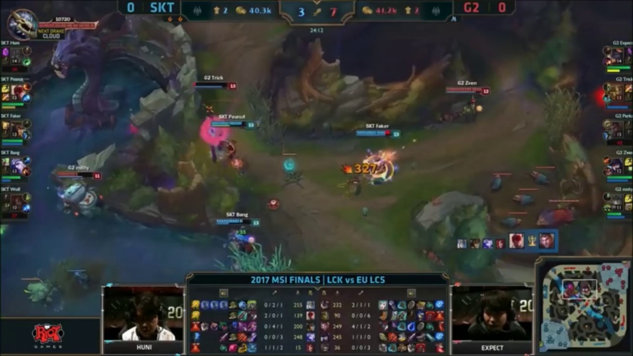 Peanut Leesin Triple Kill MSI 2017 Final