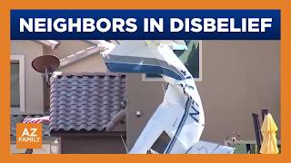 Plane crash into Phoenix homes forces neighborhood evacuation