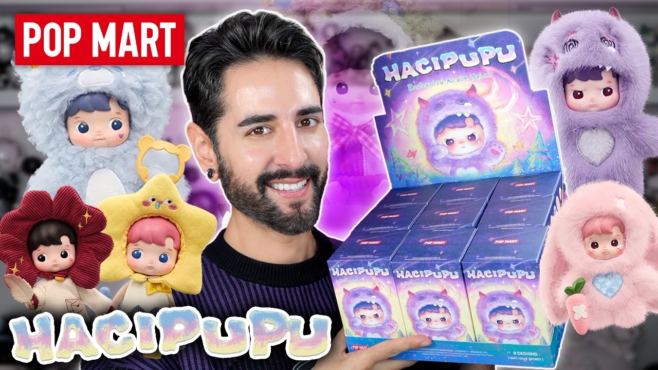so CUTE! POP MART HACIPUPU - Enchanted Realm Tales 💜 Full Series