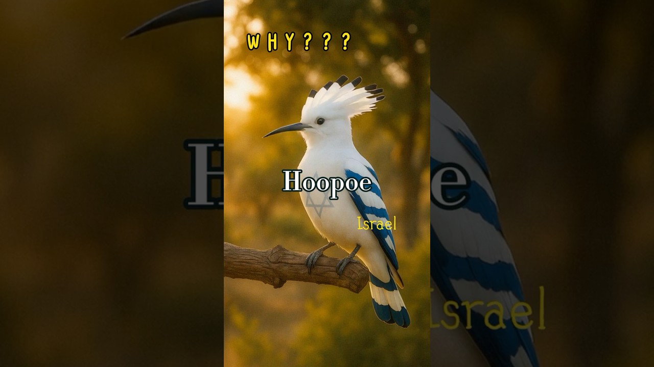 Why Is the Hoopoe a Symbol of Israel? 🇮🇱🐦 
