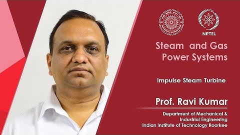 Lecture 23: Impulse Steam Turbine