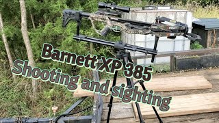 Barnett XP 385 target shooting #hunting #deerhunting #crossbow