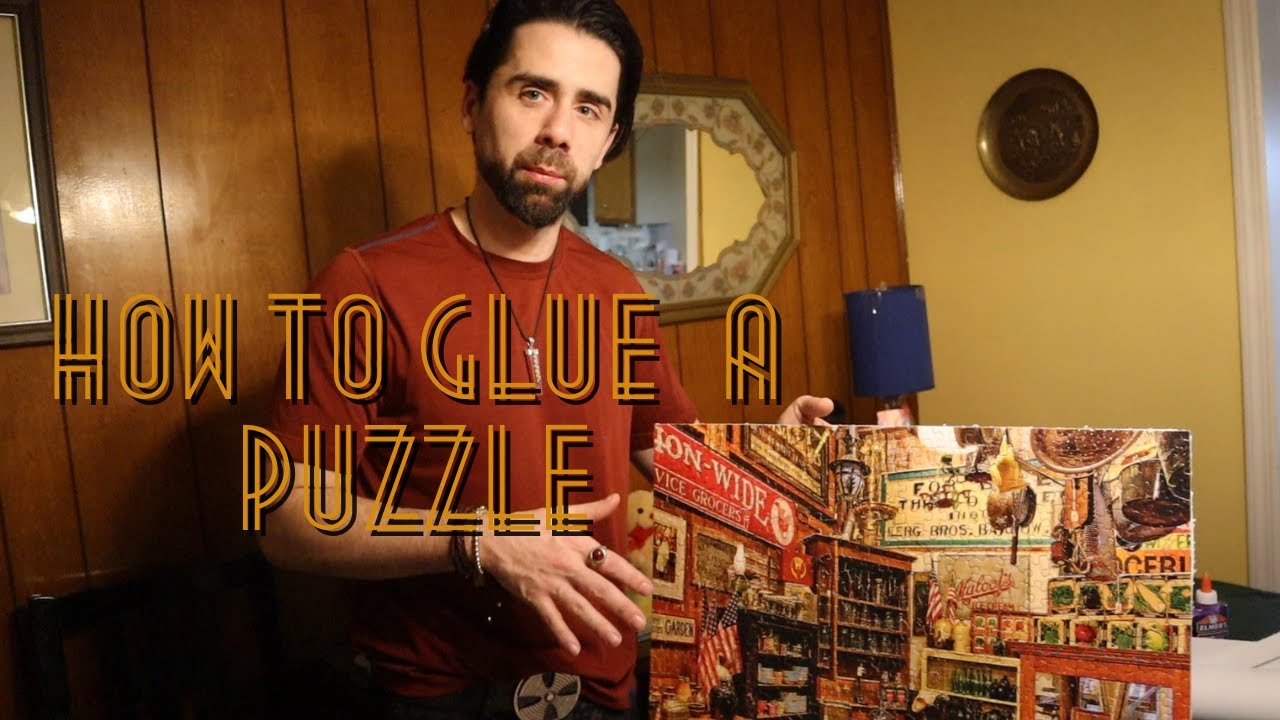 How to Glue a Puzzle Together YouTube