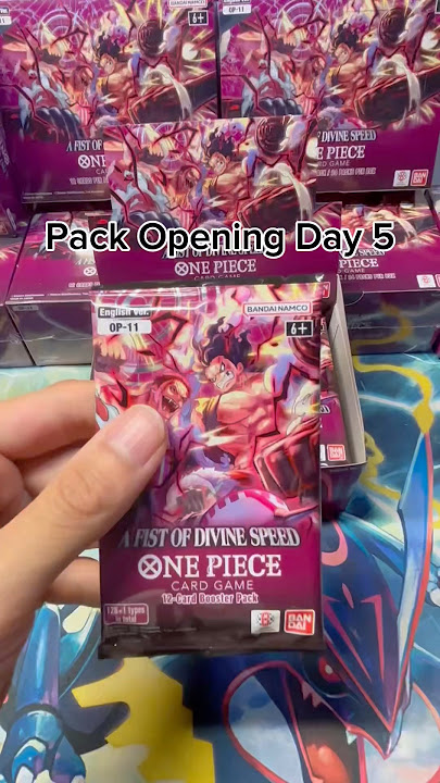 One Piece pack openings until I pull a manga! Day 5