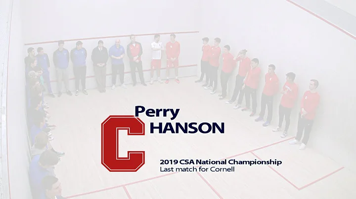 Cornell Men's Squash:  Perry Hanson @ 2019 CSA Nat...