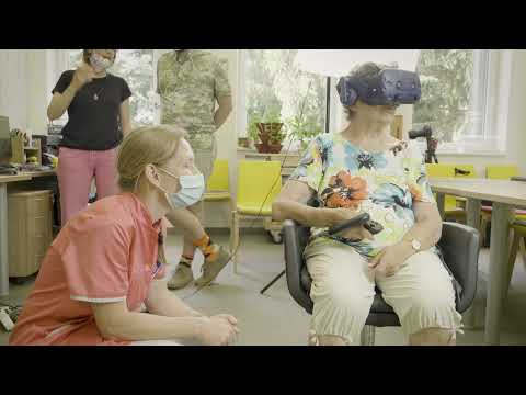 Virtuální reality jako aktivizační činnost seniorů - natáčení použití VR v praxi