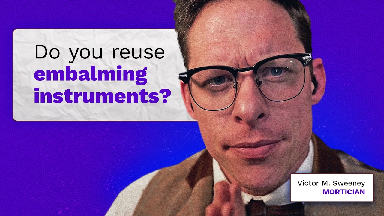 Используете ли вы повторно бальзамировочные инструменты? Специалист по бальзамированию Виктор М. ...