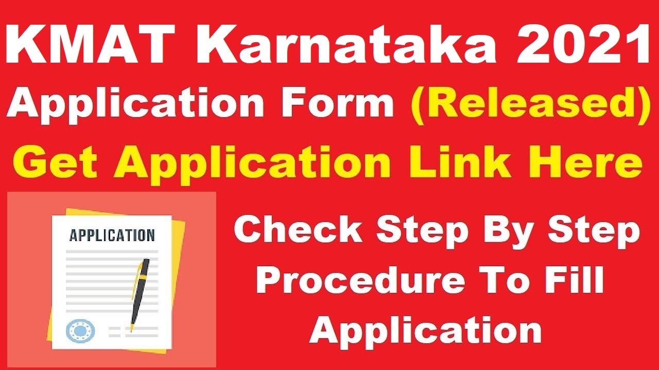 KMAT Karnataka 2021 Application Form (Released) - How To Fill KMAT ...
