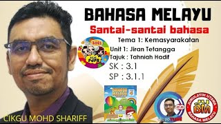 Tahun 4 Tema 1 Unit 1 Tahniah Hadif