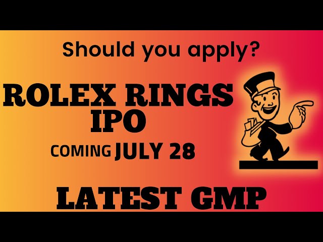 Rolex Rings IPO GMP | Today, Price, Premium Details