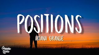 Ariana Grande - Positions Lyrics
