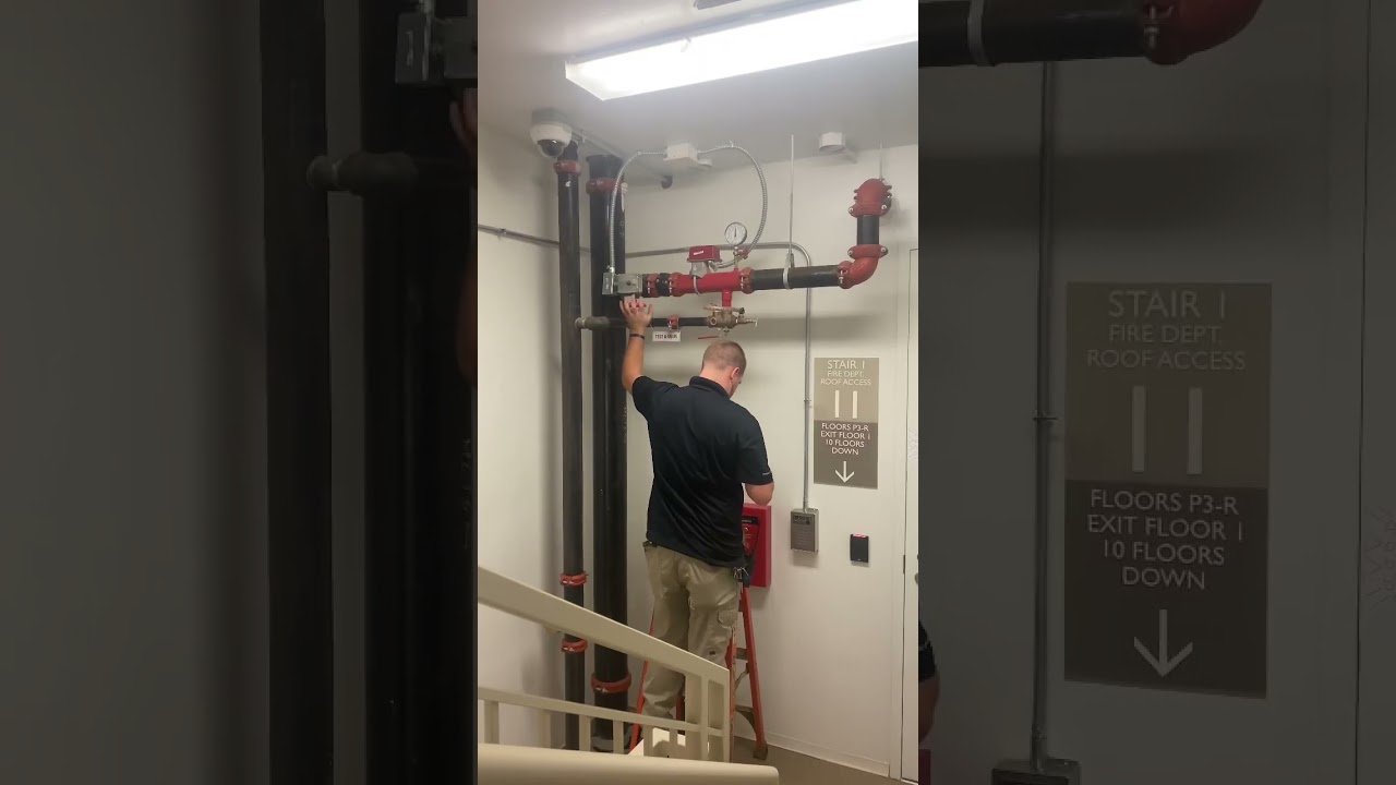 Quarterly Sprinkler Test!🔥🌊