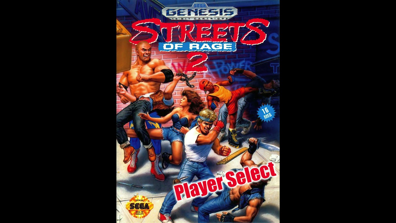 Streets Of Rage 2 - Player Select (PAL/Europe)