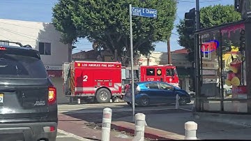 LAFD Engine 2 Responding