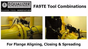 Flange Tool Combinations - Equalizer FA9TE Hydraulic Fixed Flange & Rotational Alignment Tool