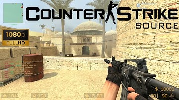 Counter-Strike: Source (2022) - de_dust2 unlimited - Gameplay (PC HD) [1080p60FPS]