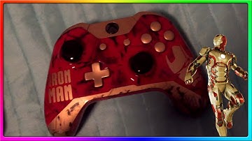 Iron Man Custom Controller Unboxing! (SideArms4Reason Xbox One Custom Controller Unboxing)