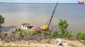 [4K] 220428 BẾN TRE | XÁNG CẠP TRÊN SÀ LAN QUĂNG GÀU CẠP ĐẤT ĐẤP AO TÔM XÃ HƯNG LỄ HUYỆN GIỒNG TRÔM