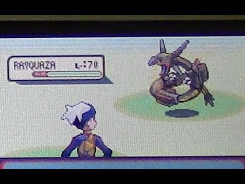 gen 3] Shiny Rayquaza in emerald after 6050 RAs. : r/ShinyPokemon