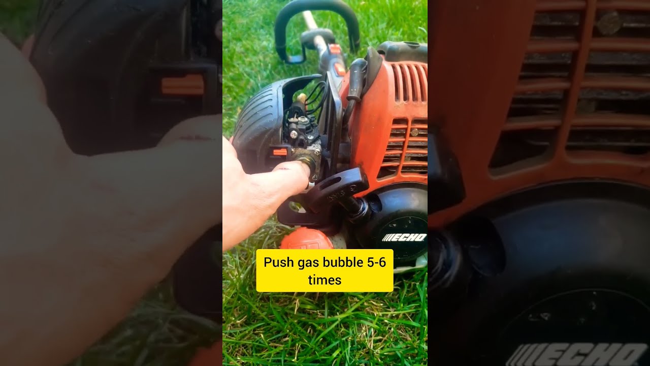 How To Start My Echo Trimmer