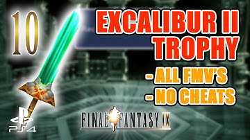 Final Fantasy 9 - EXCALIBUR II SpeedRun - NO CHEATS - ALL FMV