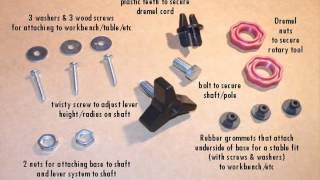 MilesCraft 1097 Tool Stand Drill Press for Rotary Tools