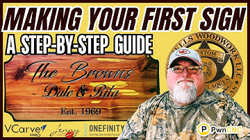 How To Make Your FIRST Sign with VCarve Pro and Onefinity Elite CNC!