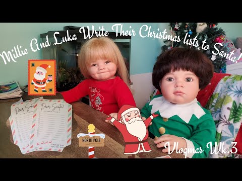 Millie And Luka Write their Christmas Lists to Santa! (Vlogmas Wk.3)