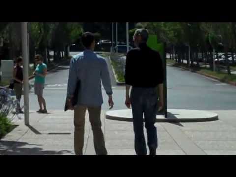 Steve Jobs at 1 Infinite Loop Apple headquarters