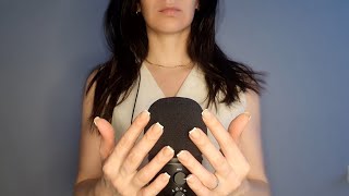 ASMR Sleep Inducing Mic Scratching - Brain Massage  MICS 🎤 & Nails 💙 No Talking