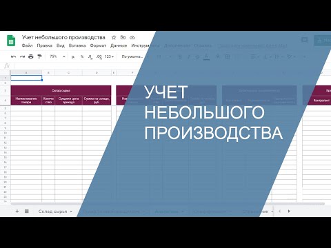 Учет небольшого производства