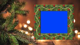 FRAME BACKGROUND WITH LIGHT BACKDROP AND CHRISTMAS TREE | DMX HD BG 438 screenshot 5