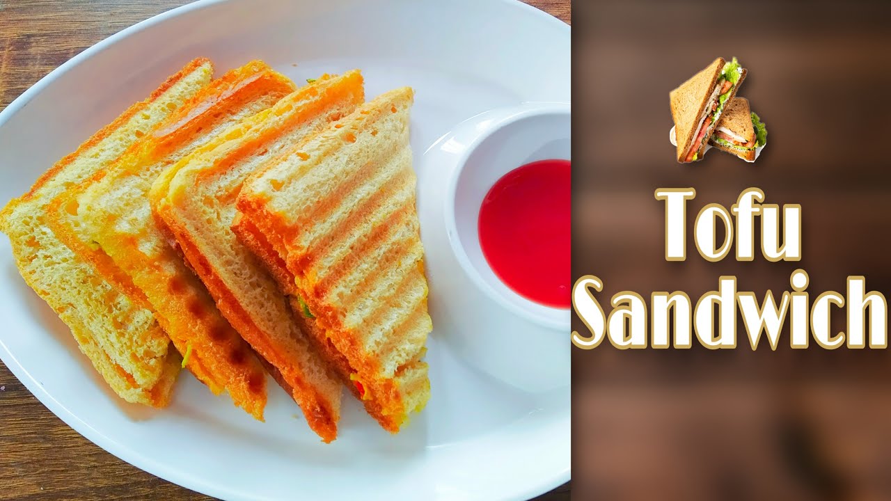 Grilled Tofu Sandwich Recipe Healthy Breakfast Recipe Tasty