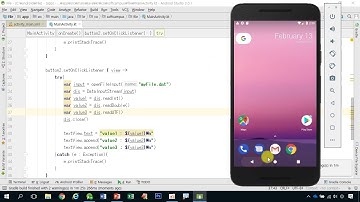 21강 kotlin(코틀린) 기반 Android 9.0 ver 2단계 - 파일 입출력